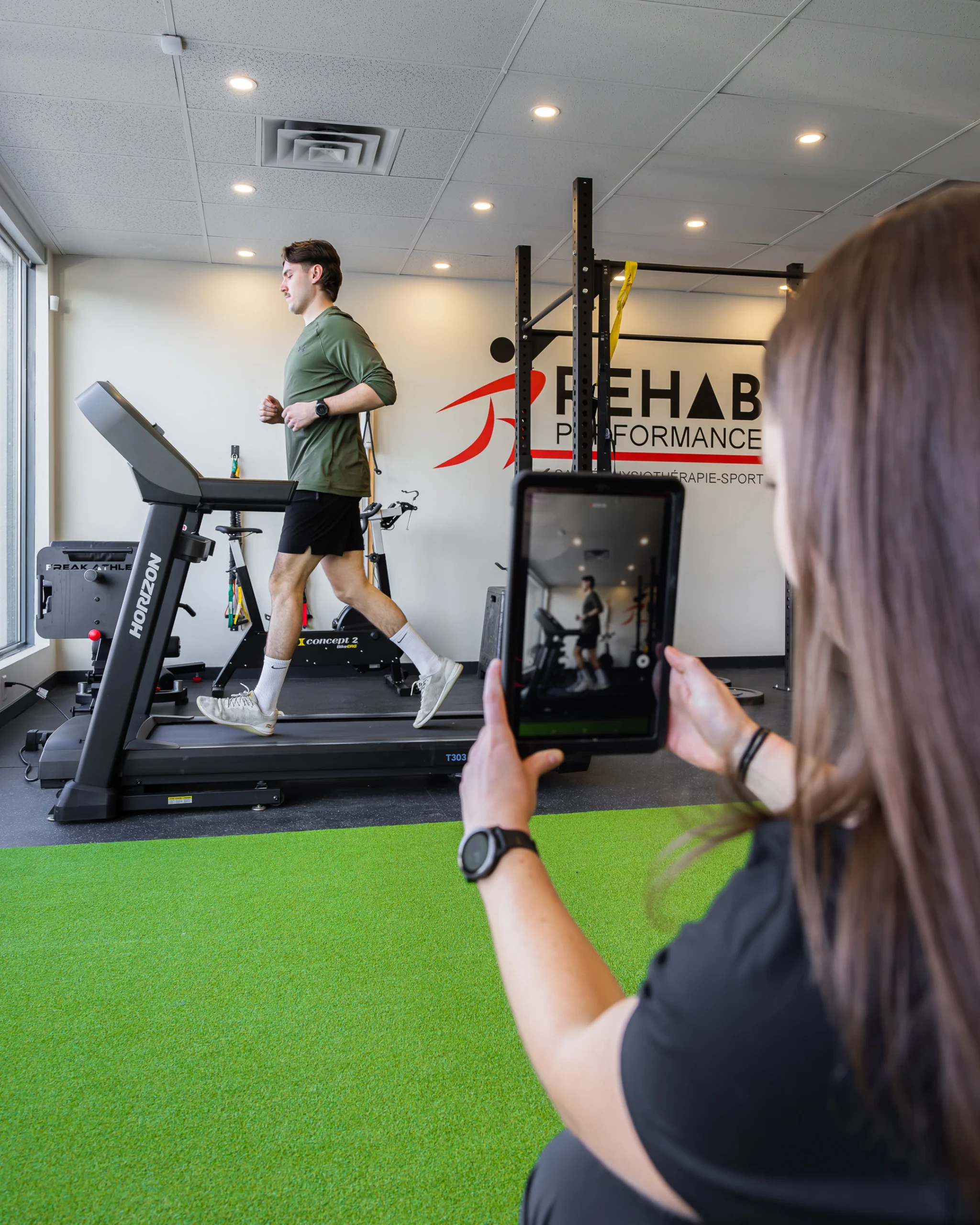 Évaluation de course à pied en physiothérapie sportive à Blainville